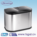 Stainless steel electronic garbage can